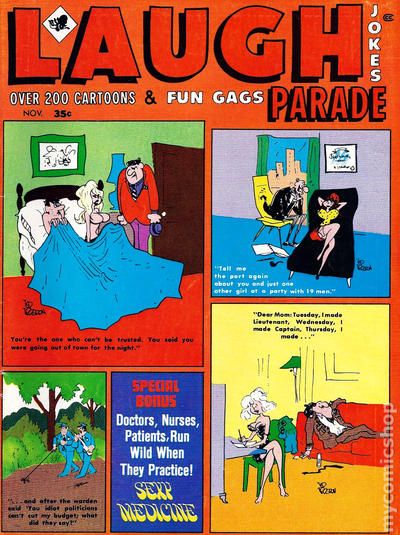 Laugh Parade Vol. 9 # 6 magazine back issue Laugh Parade magizine back copy 