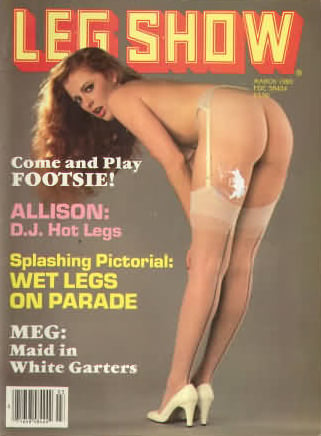 Leg Show March 1985 magazine back issue Leg Show magizine back copy Leg Show March 1985 Adult Magazine Back Issue Published by Leg Show Publishing Group. Centerfold Marla: D.J. With the Red Shoes On.