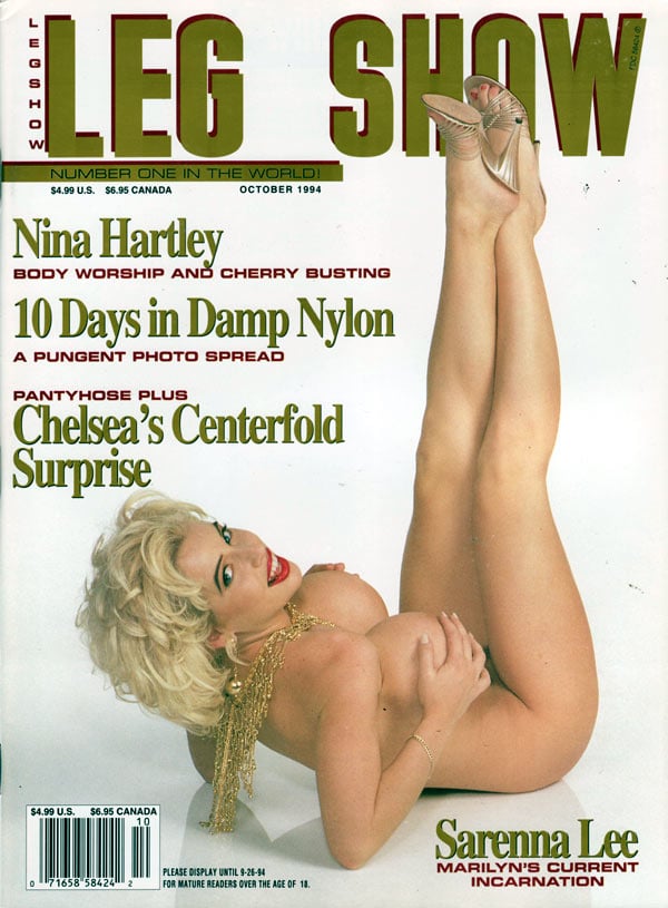 Leg Show October 1994 magazine back issue Leg Show magizine back copy leg show magazine back issues, the best in leg fetish magazines, stockings and feet fetish, xxx 1994
