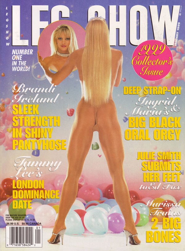 Leg Show January 1999 magazine back issue Leg Show magizine back copy legshow 99 collectors issue naked girl stockings alt sex pics horny photos explicit foot fetish xxxx