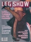 Elmer Batters magazine cover appearance Leg Show November 1985