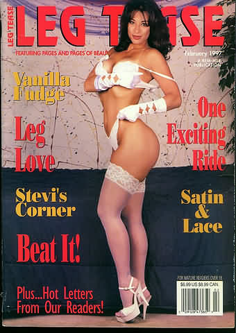 Leg Tease February 1997 magazine back issue Leg Tease magizine back copy 