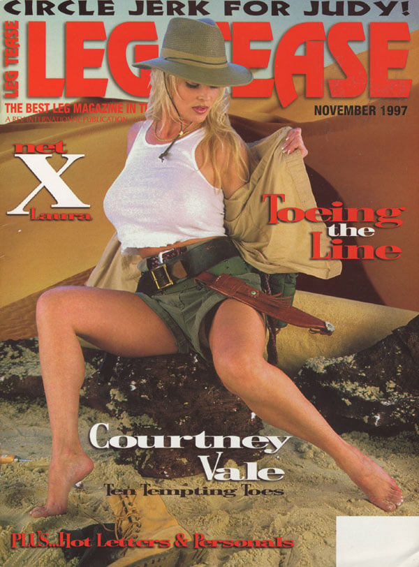 Leg Tease November 1997 magazine back issue Leg Tease magizine back copy leg tease magazine back issues 90s hot horny fetish girls legs feet toes pantyhose heels xxx dirty p