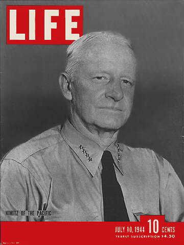 Life July 10, 1944, , Admiral Nimitz