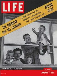 Life January 5, 1953 magazine back issue cover image