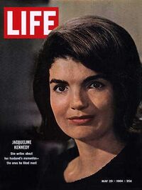 Jacqueline Kennedy magazine cover appearance Life May 29, 1964