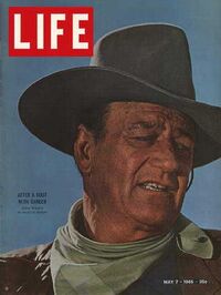 John Wayne magazine cover appearance Life May 7, 1965