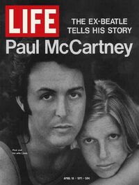 Linda McCartney magazine cover appearance Life April 16, 1971