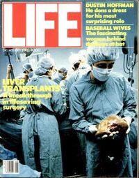 Dustin Hoffman magazine cover appearance Life September 1, 1982