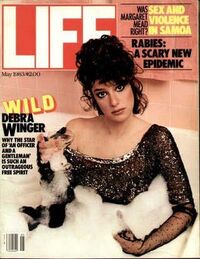Debra Winger magazine cover appearance Life May 1, 1983