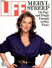 Meryl Streep magazine cover appearance Life December 1, 1987