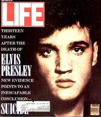 Elvis Presley magazine cover appearance Life June 1, 1990