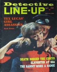 Line-Up Detective April 1962 Magazine Back Copies Magizines Mags