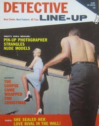 Line-Up Detective June 1962 Magazine Back Copies Magizines Mags
