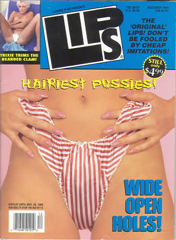 Lips December 1994 magazine back issue Lips magizine back copy 