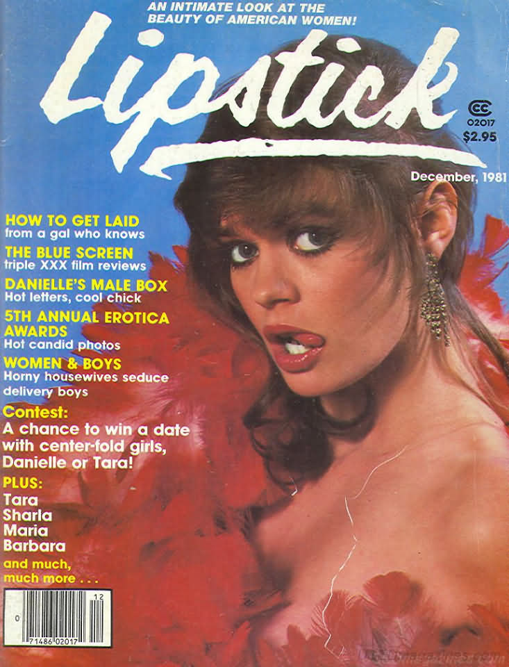 Lipstick December 1981 magazine back issue Lipstick magizine back copy 