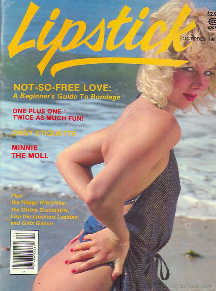 Lipstick October 1982 magazine back issue Lipstick magizine back copy 