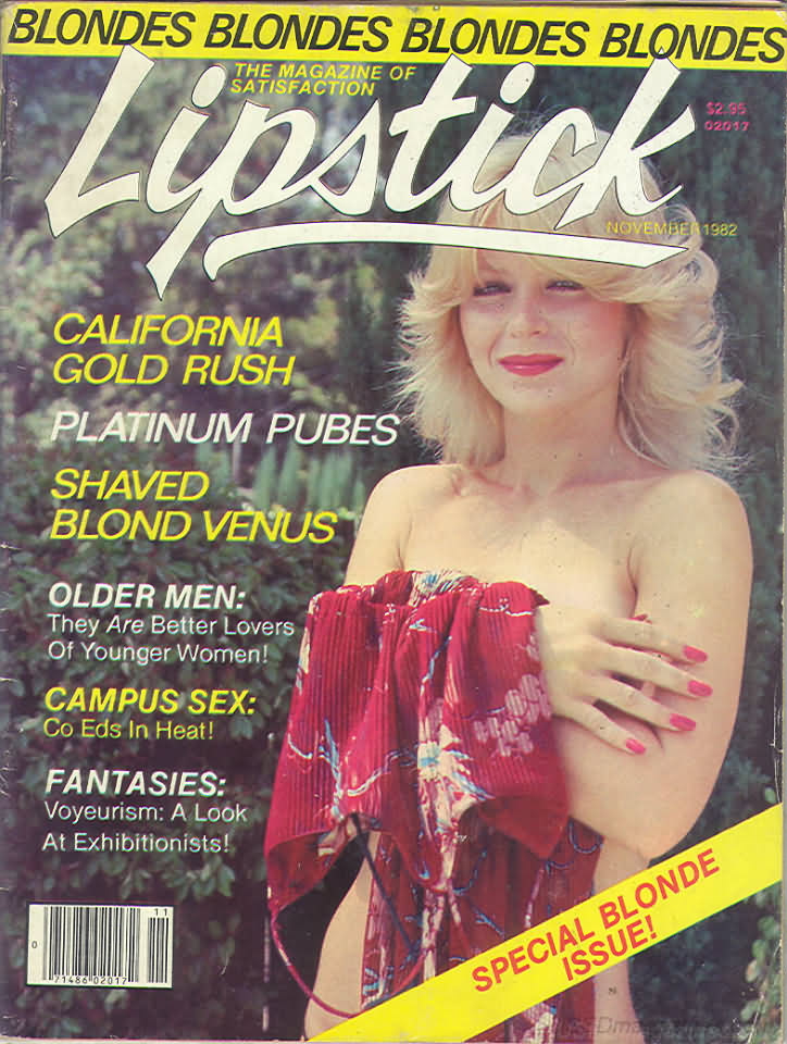 Lipstick November 1982 magazine back issue Lipstick magizine back copy 