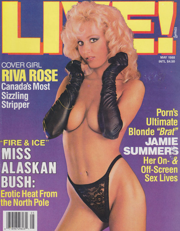 Live May 1988 magazine back issue Live magizine back copy live magazine 1988 back issues hot horny nude ladies porn's hottest blondes spread wide erotic babes