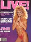 Ginger Allen magazine cover appearance Live August 1985