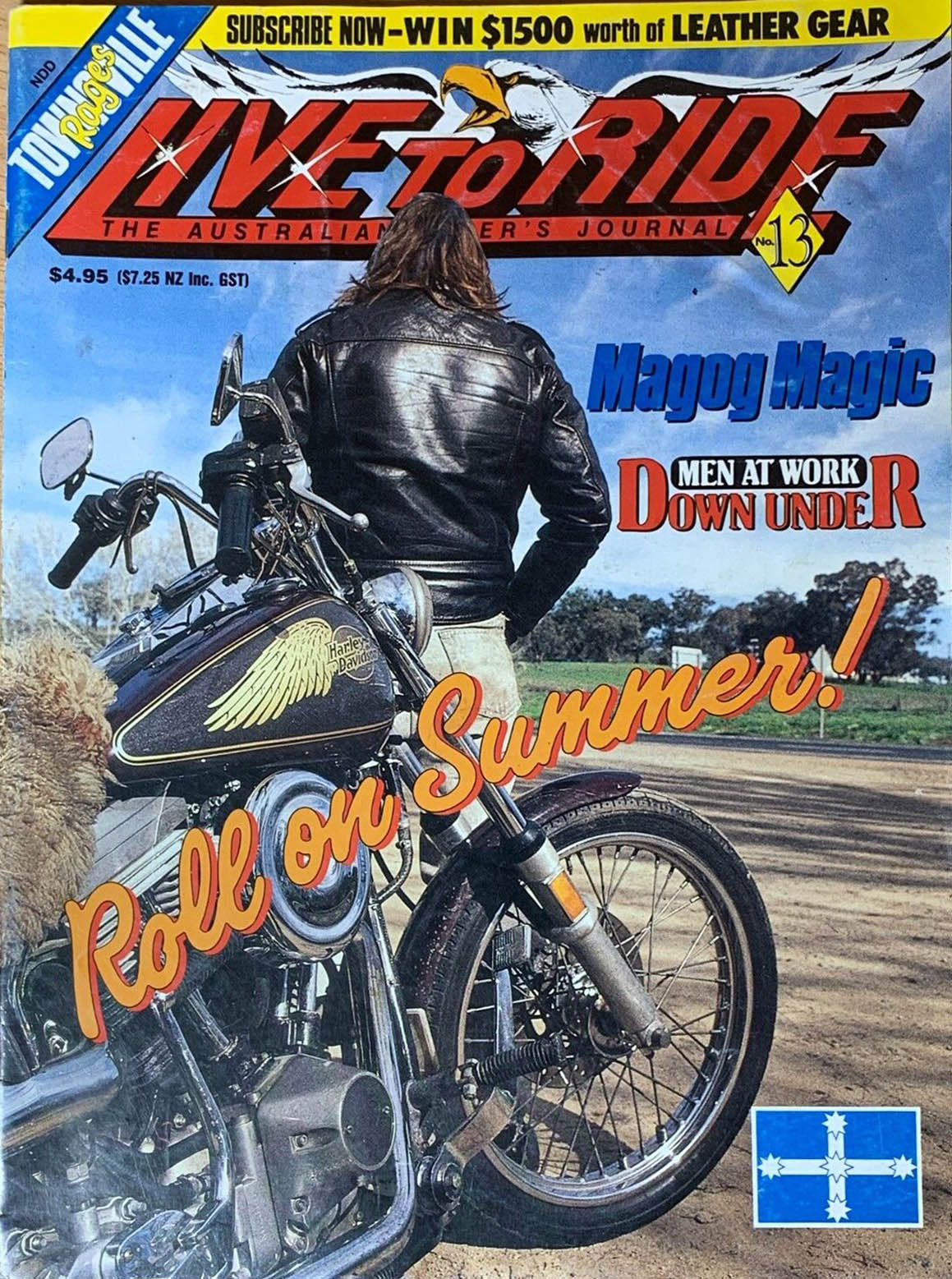 Live to Ride # 13 magazine back issue Live to Ride magizine back copy 