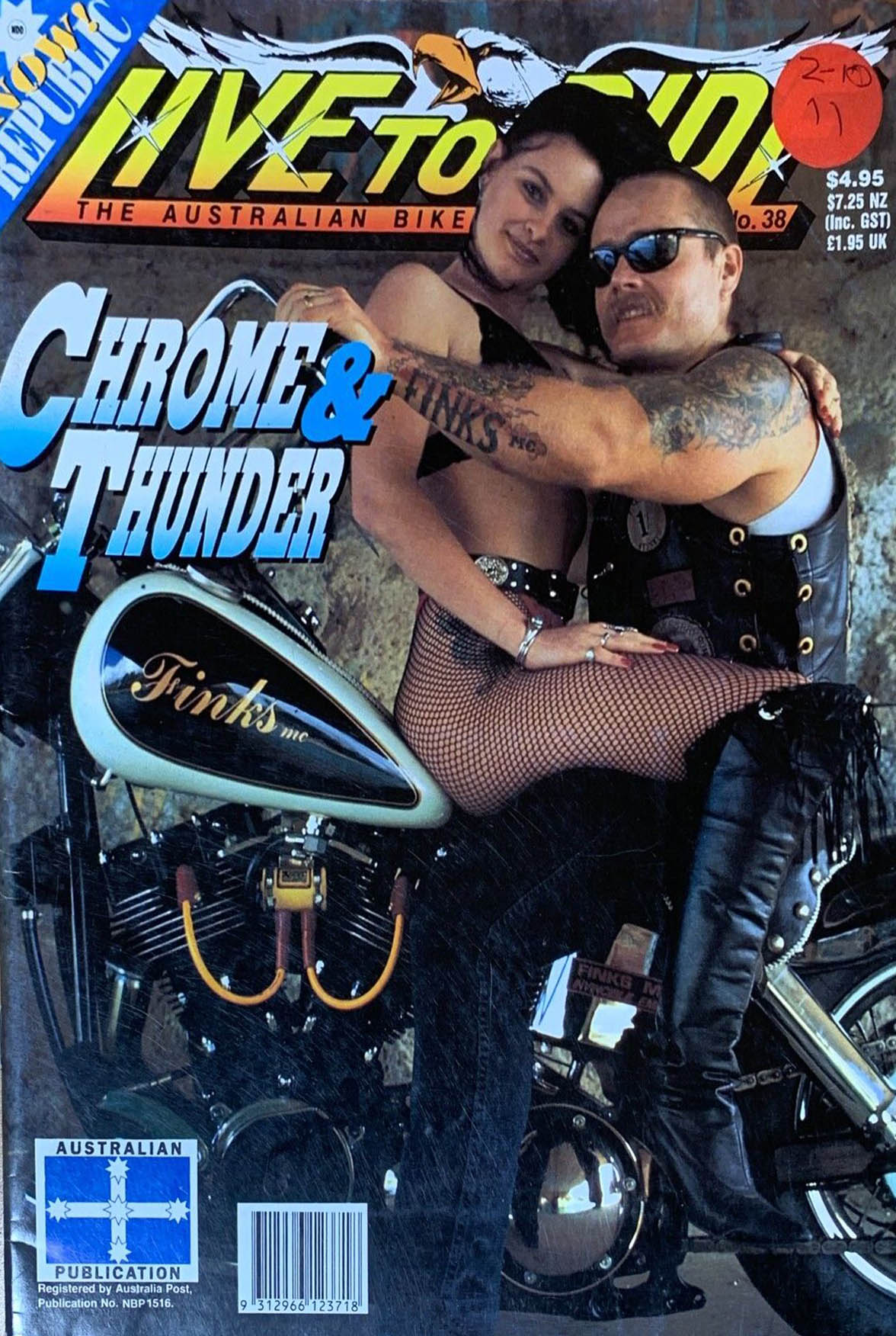 Live to Ride # 38 magazine back issue Live to Ride magizine back copy 