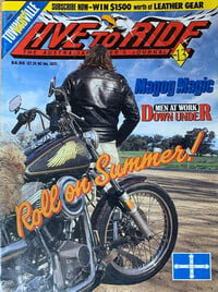 Live to Ride # 13 magazine back issue cover image