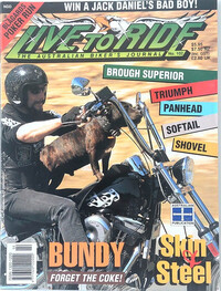 Live to Ride # 102 magazine back issue