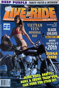 Live to Ride # 128, April 1999 magazine back issue