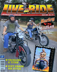 Live to Ride # 151, March 2001 magazine back issue