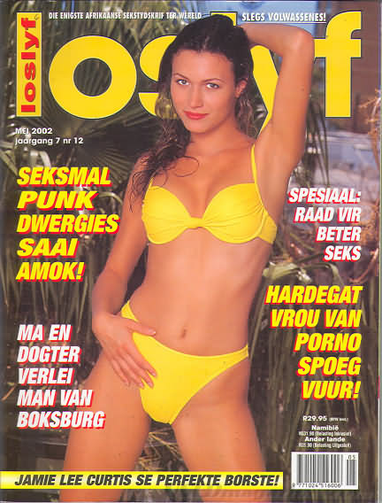Loslyf May 2002 magazine back issue Loslyf magizine back copy Loslyf May 2002 South African Pornographic Magazine Back Issue in Afrikaans language founded in 1995 by J.T. Publishing, a subsidiary of Hustler. Seksmal Punk Dwergies Saai Amok!.
