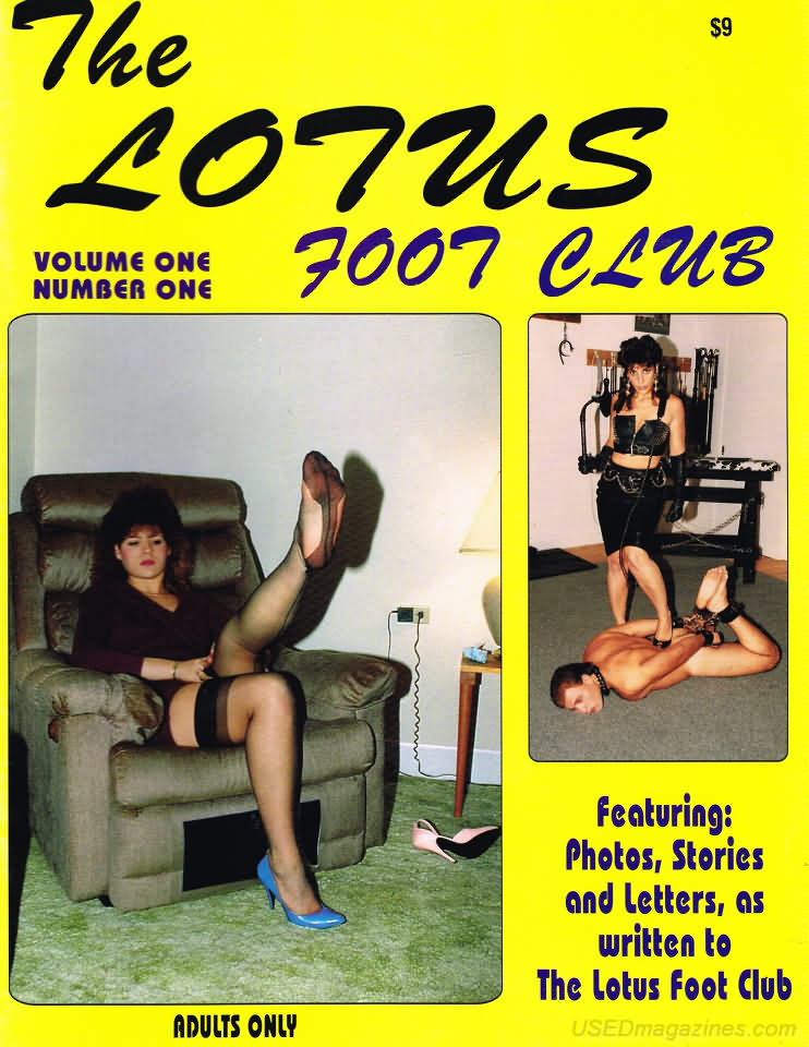 Lotus Foot Club Vol. 1 # 1 magazine back issue Lotus Foot Club magizine back copy 