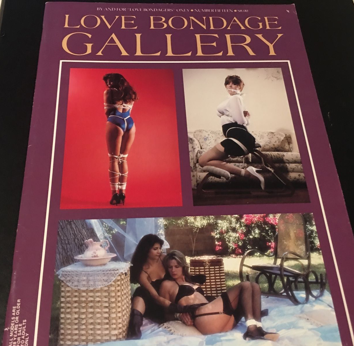 Love Bondage Gallery # 15 magazine back issue Love Bondage Gallery magizine back copy 
