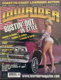 Fantasia magazine cover appearance Lowrider April 2003