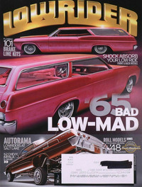 Lowrider September 2016 magazine back issue cover image
