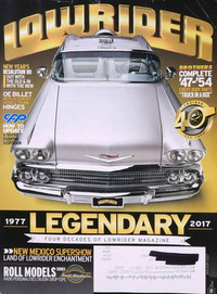 Lowrider January 2017 magazine back issue cover image