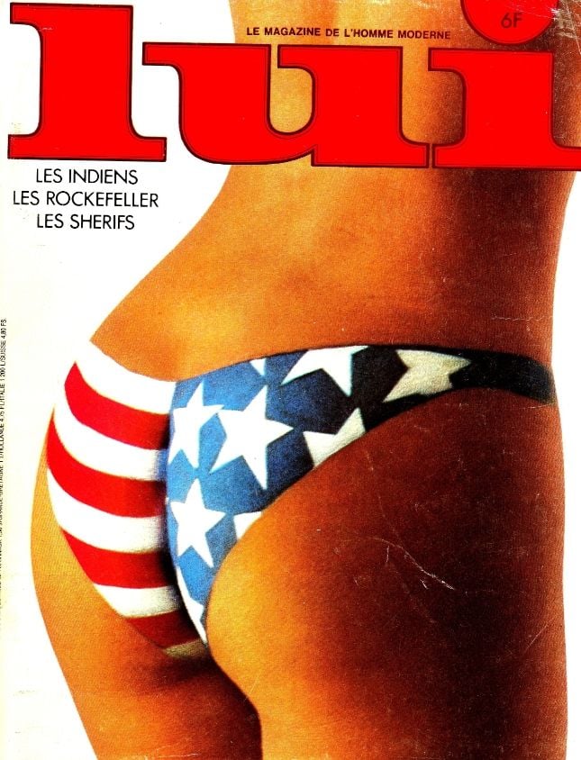Lui May 1977 magazine back issue Lui magizine back copy 