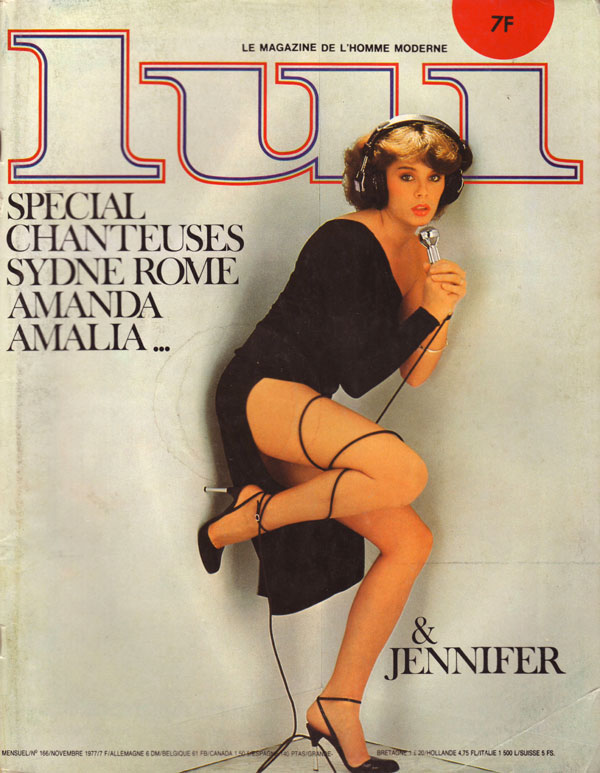 Lui # 166, Novembre 1977 magazine back issue Lui magizine back copy lui magazine 1977 revue francais femmes nues interview sydne rome amanda amalia xxx photos erotiques