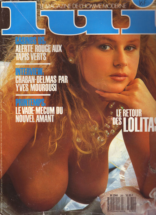 Lui # 280, Mai 1987 magazine back issue Lui magizine back copy lui magazine 1987 back issues revue porno xxx photos femmes sexy hot sex pics francaise interviews p