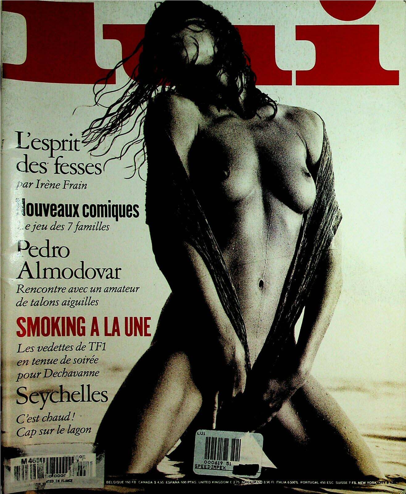 Lui # 51, January 1992 magazine back issue Lui magizine back copy 