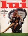 Brigitte Bardot magazine cover appearance Lui # 68, Septembre 1969