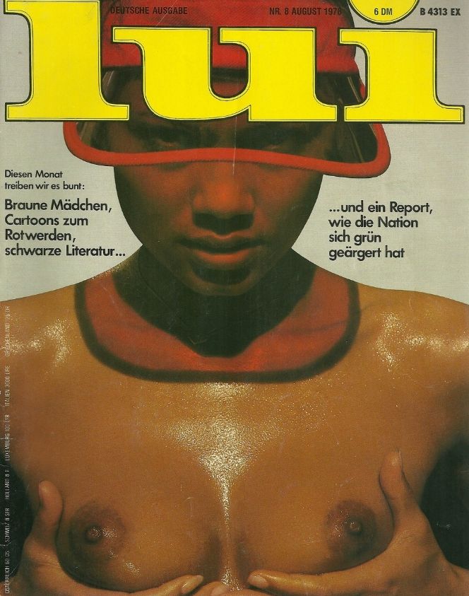Lui (German) August 1978 magazine back issue Lui (German) magizine back copy 