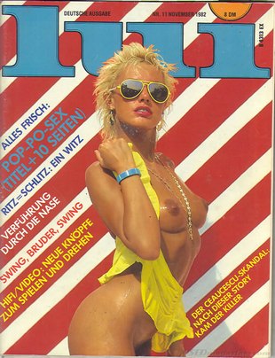 Lui (German) November 1982 magazine back issue Lui (German) magizine back copy 