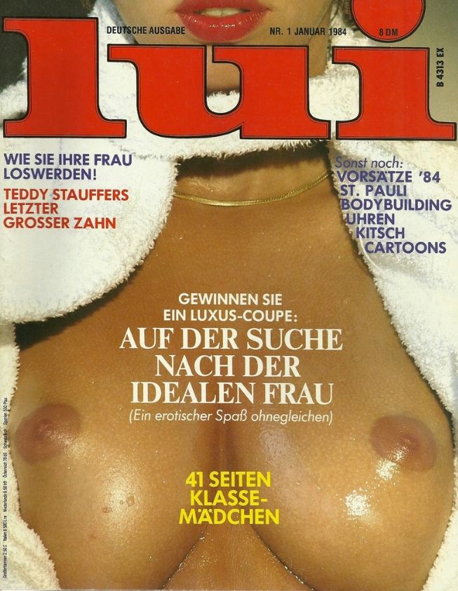 Lui (German) January 1984 magazine back issue Lui (German) magizine back copy 