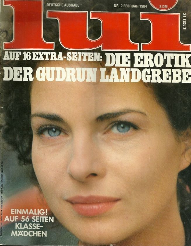 Lui (German) February 1984 magazine back issue Lui (German) magizine back copy 
