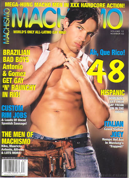 Machismo Fall 2006 magazine back issue Machismo magizine back copy 