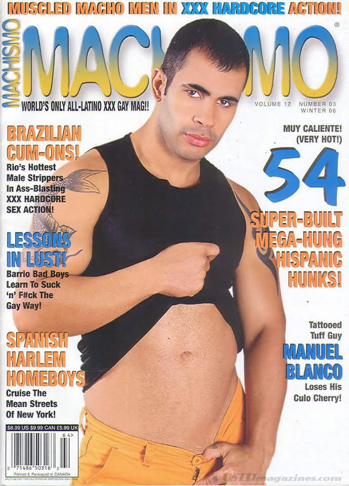 Machismo Winter 2006 magazine back issue Machismo magizine back copy 