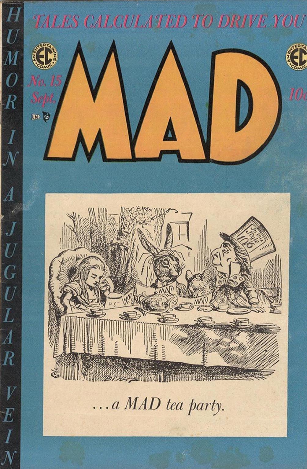 Mad # 15 magazine back issue Mad magizine back copy 