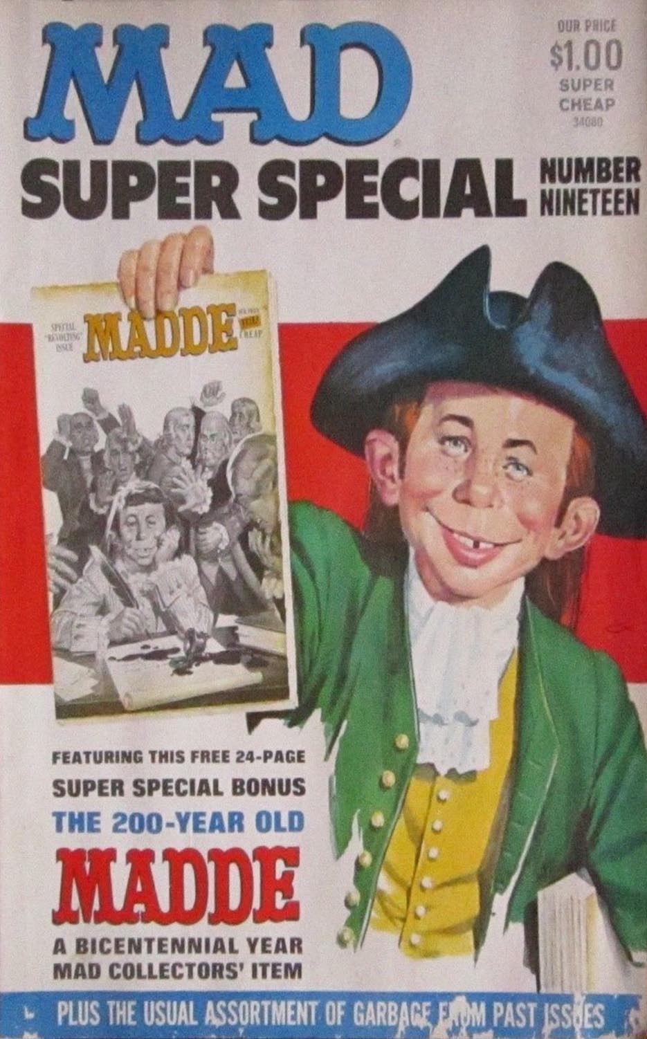 Mad # 19 magazine back issue Mad magizine back copy 