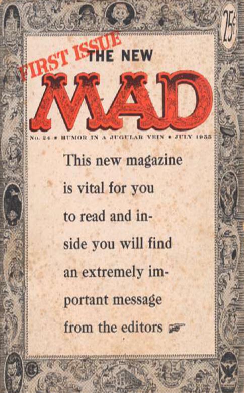 Mad # 24 magazine back issue Mad magizine back copy 